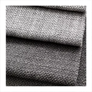 China Produce Eco Friendly Abrasion Resistant Heavyweight Woven Cotton Linen Fabric for Sofa and Bedding