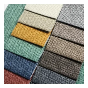 China Sofa Fabric Manufacturer Velvet Linen Fabric for Furniture Custom Woven Sofa Fabric 140-160CM Width