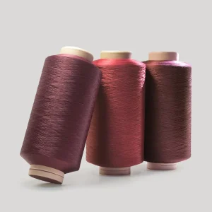China Supplier DTY 150D 36F Polyester Yarn HIM Dope Dyed Filament Sewing Thread