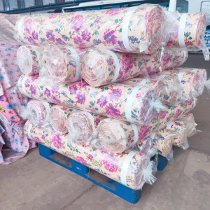 China Supplier Microfiber 100% Polyester Home Textile Fabric Roll Disperse Printed Bedsheet Fabric