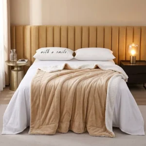 China Supplier New Brand Flannel Blanket Polyester Blanket Thick Sherpa Blanket
