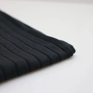 China Supplier Stretch Knitting 340gsm Heavyweight Rib Cotton Polyester Spandex Wide Rib Knit Fabric For Women Dress Customized