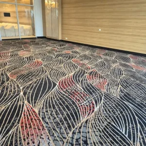 China Supplier Wall to Wall Printed Carpet Modern Design Carpet Luxury 5 star Restaurant Hotel Lobby Carpet