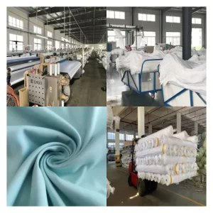 China Textile Solid Color Material 100% Polyester Bedding Fabrics