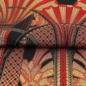 China Textile Supplier 100% Polyester Woven Customize Fashion 3D Flower Yarn Dyed Brocade Jacquard Fabrics for Dress