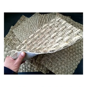 China Vietnam Natural Seagrass Woven Carpet Wall to Wall Sea Grass Carpet Roll for Home Hotel Resort Restaurant