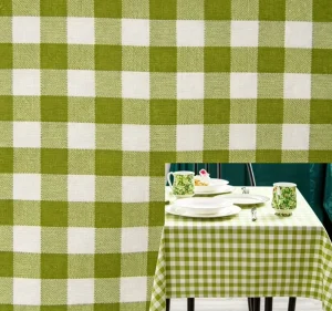 China factory Yarn Dyed Plaid Fabric 100% Polyester Customizable for Casual Dress JK Skirt Sofa Upholstery Dining Table Cloth