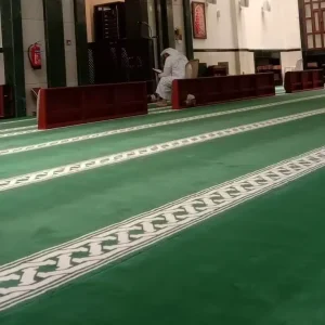 Chinese Factory Supply Wall to wall Prayer Carpets for Churches and Mosques Anti slip and Stain resistant Prayer Carpets