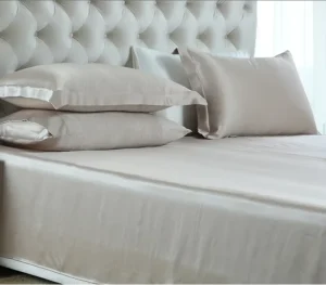 Chinese Silk Bedding Set, 100% Silk Printed Handmade Woven All-Season Home Hotel Bedding CALIFORNIA KING