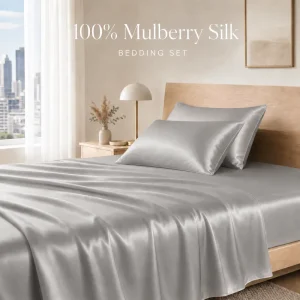 Chinese Traditional Style Handmade or Machine Made Silk Filing Luxury 100% Long Mulberry Silk Quilt Bedding Set
