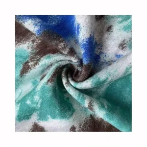 Chinese manufacturers supply ripple jerseys brush knitted fabric dye colors for dresses