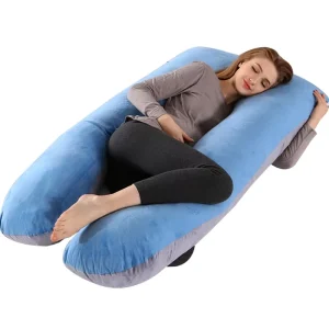 Chiropractic Transformer U Shape Side Bed Velvet Pillow Full Body Maternity Massage Soft Sleep for Pregnant Women