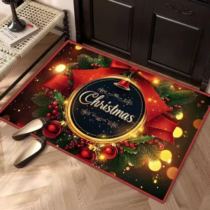 Christmas Door Mat Festive Slip Resistant Thickened Version
