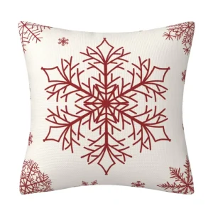 Christmas Nordic Style Polyester Pillowcases Cushion Covers Throw Pillows Home Decor Set