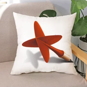 Christmas Printed Lip Shaped Pillow Cushion Case Decor CUSTOM DESIGN Large Set of Cushion Pillow Cover