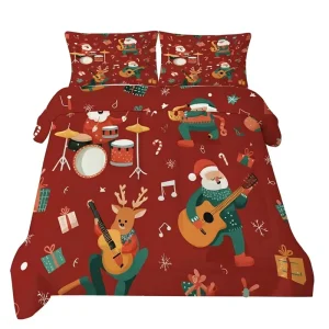 Christmas-themed Customizable Microfiber Quilted Comforter Oversized Duvet Set Feather Silk Cotton Filling Quilt Set