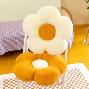Chrysanthemum Sunflower Plush Padded Throw Pillow Comforter 35cm Flower Pillow Cushion Stuffed Pillow Home Decoration PP Cotton