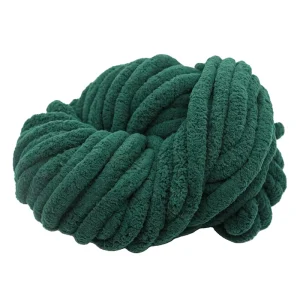 Chunky Knit Blanket Yarn 2cm Fancy Yarn Dyed 100% Polyester Eco Friendly Anti Pilling for Hand Knitting