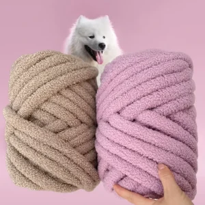 Chunky Yarn Teddy Yarn Tube Yarn 1000g=30m Yarn Ball in Stock