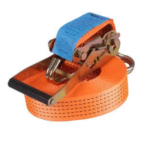Cinta De Catraca 2″ 2000kg 100% Heavy Duty Polyester Cargo Lashing Strap 10m Tie Down Ratchets With J Hook for Truck
