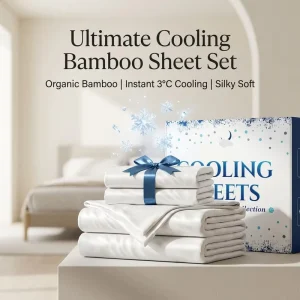 Class a Luxury Bamboo Fiber Bedding Set 4PCS Soft Duvet Cover Fitted Sheet Set for Bedroom