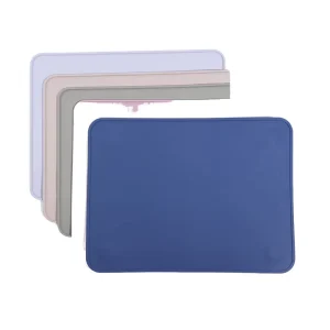 Classic Eco Friendly Durable BPA Free Soft Food Grade 3mm Square Baby Silicone Place Mat Suction Cups Pads Home
