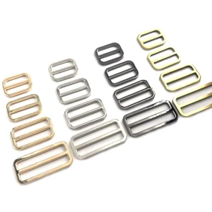 Classic Garment Webbing Hook 50mm Strong Alloy Bag Strap Buckles Handbag Accessories Tri Glide Slider Adjust Clasp Plating