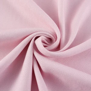 Classic Heavy Linen Texture Bio-Degradable Acetate Fabric Eco-Friendly Organic Woven Solids Breathable Jacquard Women’s Organic