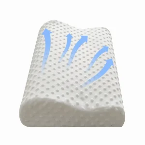 Classic Home Hotel Pillows B Shape Memory Foam Pillow Contour Orthopedic Pillow for Bed with Customizable Removeable Cover
