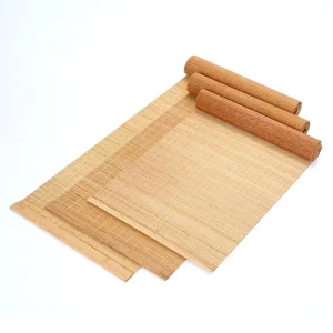 Classic Japanese Chinese Style Bamboo Roll Mats Kitchenware Tea Table Runner Set