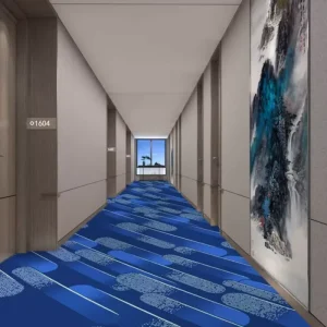Classic Pattern Custom Printed Wall to Wall Carpet Full Paving for Hotel Dining Room Living Room Reception