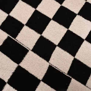 Classic Plaid Knitted Half Velvet Blanket Ultra Soft and Warm Foldable Washable Suitable As All Season Sofa Throw
