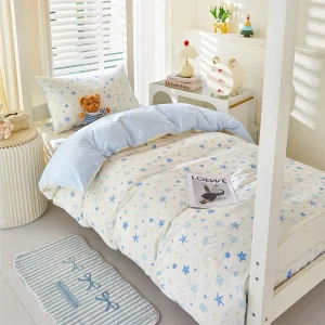 Classic Student Dormitory 128×68 Cotton Printed 3-Piece Set