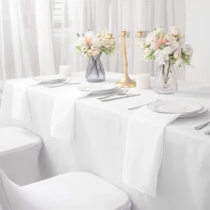 Classic Style Handmade Polyester Cloth Table Napkins for Wedding Parties and Restaurants Elegant Dinner Accessories