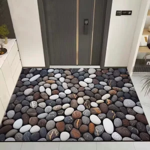Classic Surface Multifunction Anti slip Dirt resistant Rubber Entrance Door Mat Carpet