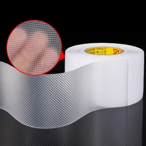 Clear Invisible PVC Non Slip Gripper Stickers Waterproof Reusable Anti Slip Pads for Rug Carpet Sofa Cushion
