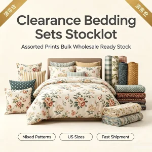 Clearance Mixed Printed Microfiber Bedding Complete Sets Bulk Ready Stock Supply