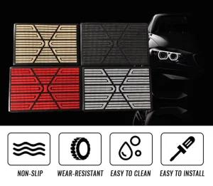 Clearance Sale Non skid Pedal Holder Pads Car Vehicles Trucks Floor Carpet Mat Patch Heel Scuff Plate Foot Rest Pedal Pad