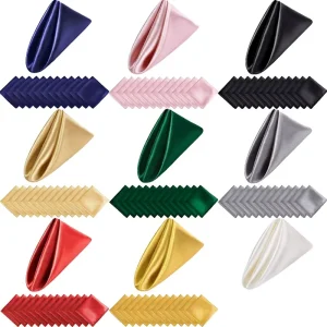 Cloth Napkins Rectangle Washable Polyester Handmade Eco Friendly Traditional Customizable Soft Wedding Party