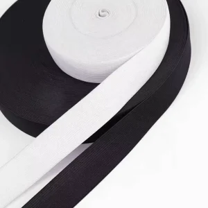 Clothing Accessories From Manufacturers with Black White Elastic Edging Thickened Flat Knitting Crochet Elastic Bands