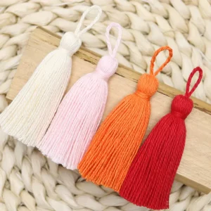 Clothing Accessories Rope Hang Rope Tassel Pure Cotton 6cm Pillow Corner Hanging Tassels Environmentally Small Tassel Ears