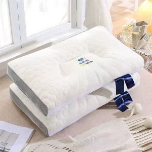 Cloud Capsule Modern Natural Latex Adult Pillow Neck Protection Breathable Anti Mite Soothing Soft Core Healthy Sleeping Bed