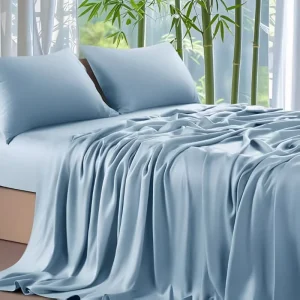 Cloudland Modern Pure Bamboo Cooling Sheets 300TC 400TC 100% Bamboo Lyocell Fiber Duvet Sheet Bedding Set