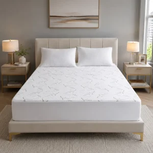 Cloudland Soft Cotton Polyester OEKO TEX Certified Quilted Bed Mat 300TC 600TC Waterproof All Season
