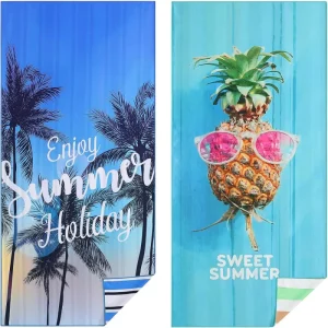 Cloudland Ultra Absorbent Quick Dry Eco-friendly Sand Free Microfiber Towel Custom Logo Large Size Travel & Beach Towel