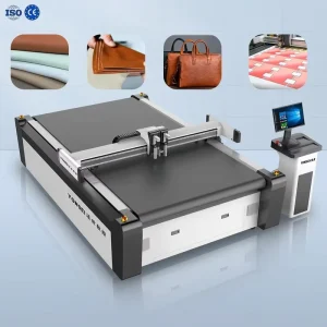 Cnc Flexible Fabric Leather Vibrating Knife Digital Cutting Machine for Car Seats Cove Shoemaking & Leather Products