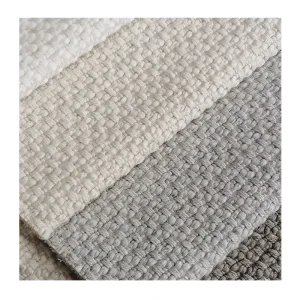 Coarse Linen Woven Yarn Dyed Breathable Heavyweight Furniture Sofa Upholstery Fabric Thick and Fluffy
