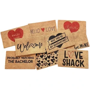 Coconut Door Matt Plain Doormat Non Slip Print Custom Plain Coir Door Mats