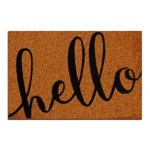 Coconut Palm Entry Silk Circle Door Mat Entrance Door Foot Mat PVC Household Floor Mats
