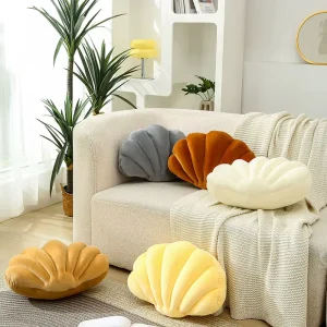 Cojin Creative Solid Color Spandex Shell Throw Pillows Home Decor Plush Plump PP Cotton Filling Soft Skin Friendly Sofa Cushions